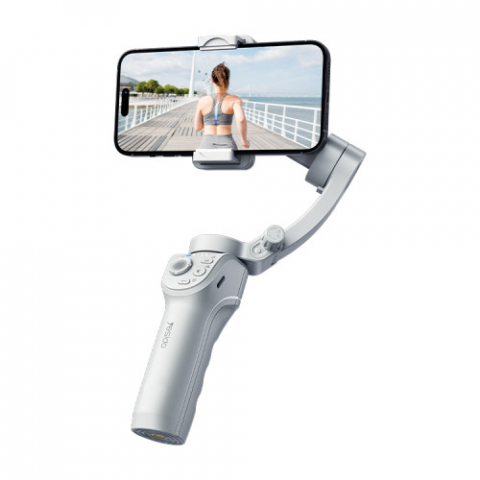 Selfie - Yesido Phone Gimbal Stabilizer 360 Ai Auto Face Tracking (SF18), White