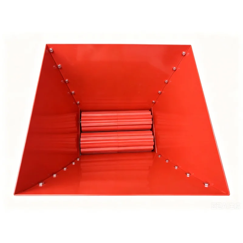 Zdrobitor manual pentru struguri cu desciorchinător Kronava DG-08 (300 kg/h, Cuvă 20L, Role tehnopolimer alimentar) [2]