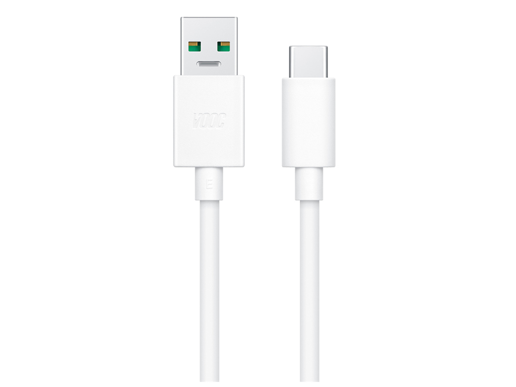 Oppo Cable USB to Type-C DL129 VOOC 1m, White [1]