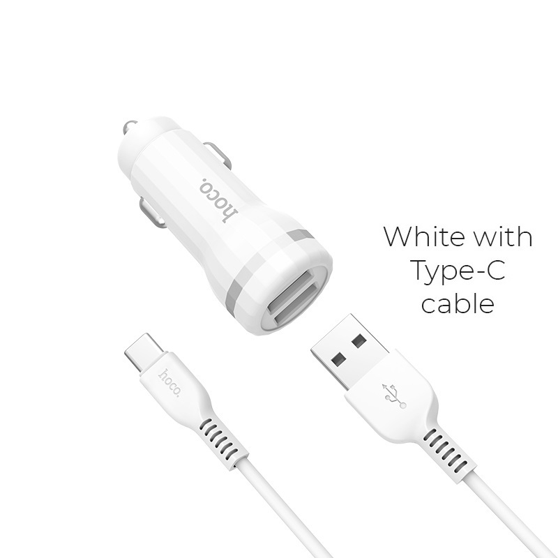 Z27 Staunch dual port in-car charger set(Type-C) [1]