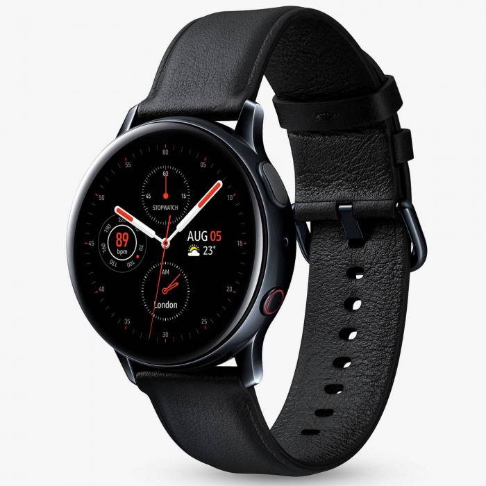 Ceas Smartwatch Samsung Galaxy Watch Active 2, 40 mm, Stainless steel - Black [1]