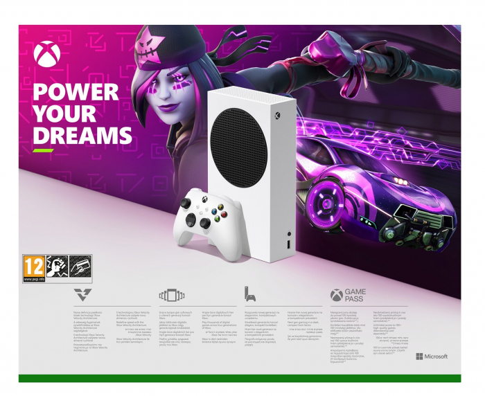 Consola Microsoft Xbox Series S 512GB + Fortnite & Rocket League Bundle [3]