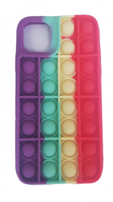 Husa de protectie push bubble pentru iPhone 12 Pro, multicolor [1]