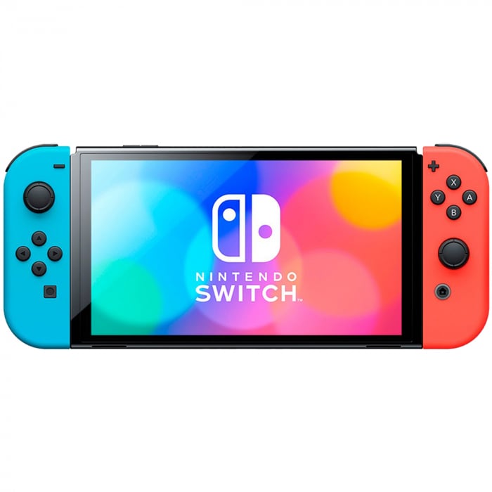 Set Consola Nintendo Switch OLED Red/Blue + 5 Jocuri [3]