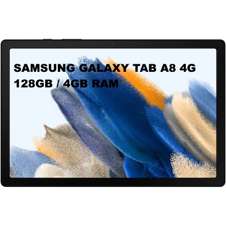 Tableta Samsung Galaxy Tab A8, Octa-Core, 10.5", 4GB RAM, 128GB, 4G, Gray [1]