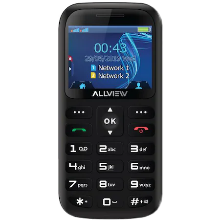 Telefon mobil Allview D2 Senior, Dual SIM, Black [2]