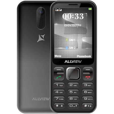 Telefon mobil Allview M20LUNA, Dual SIM, Black [1]