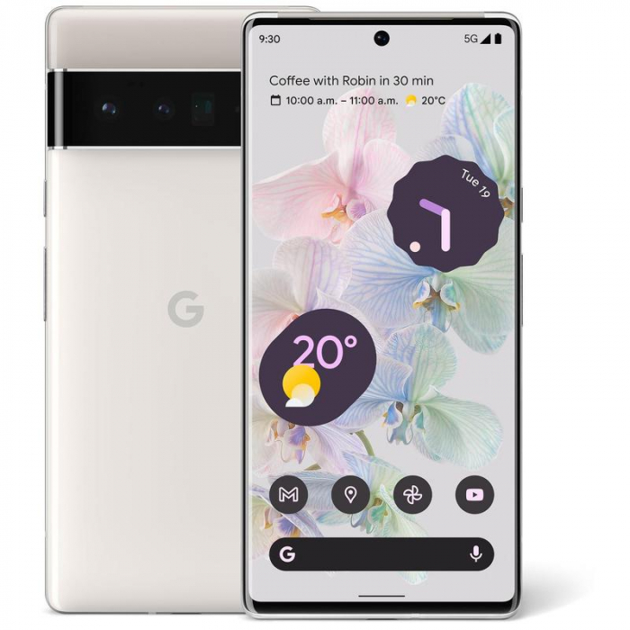 Telefon mobil Google Pixel 6 Pro, 128GB, 12GB RAM, 5G, Cloudy White [1]
