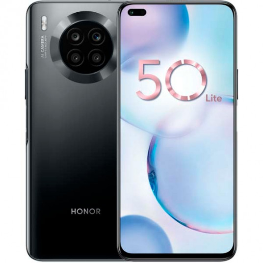 Telefon mobil Honor 50 Lite, Dual Sim, 4G, 128GB, 6GB RAM, Black [5]