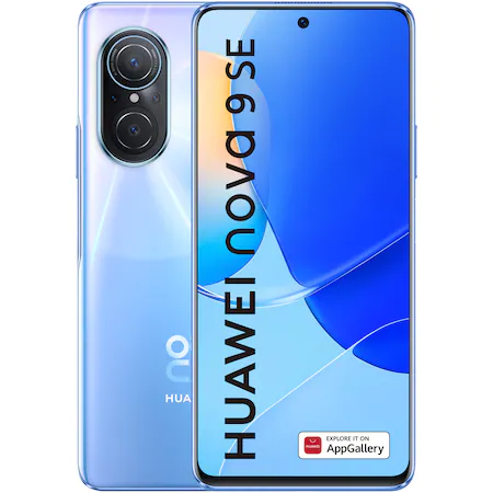 Telefon Mobil Huawei Nova 9 SE, Dual SIM, 8GB RAM, 128GB, 4G, Crystal Blue [1]