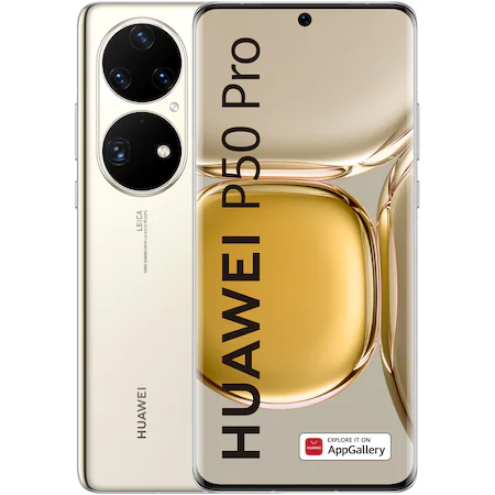 Telefon mobil Huawei P50 Pro, 8GB RAM, 256GB, 4G, Cocoa Gold [1]