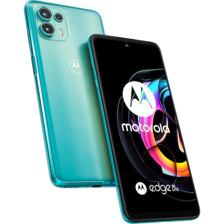 Telefon mobil Motorola Edge 20 Lite, 128GB, 8GB RAM, 5G, Lagoon Green [10]