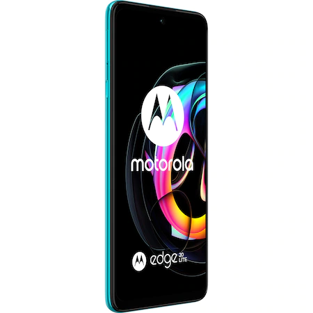 Telefon mobil Motorola Edge 20 Lite, 128GB, 8GB RAM, 5G, Lagoon Green [4]