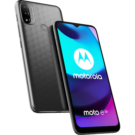 Telefon mobil Motorola Moto E20, Dual SIM, 32GB, 2GB RAM, 4G, Graphite Grey [10]