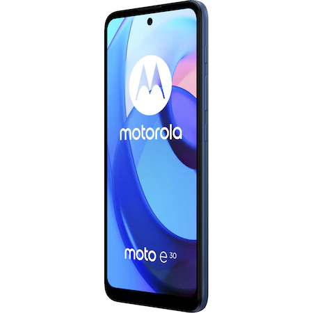 Telefon mobil Motorola Moto E30, Dual SIM, 32GB, 2GB RAM, 4G, Digital Blue [3]
