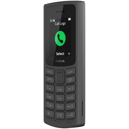 Telefon mobil Nokia 105, Dual SIM, 4G, Black [4]
