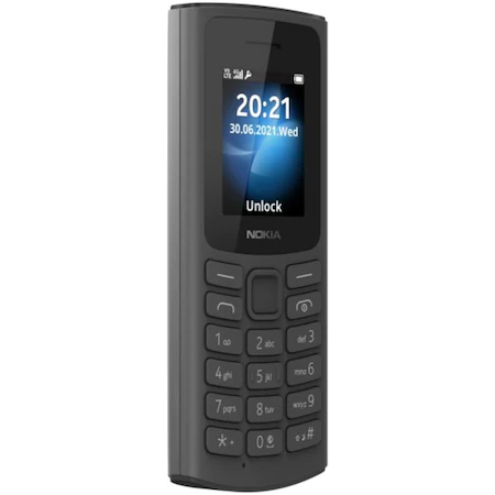 Telefon mobil Nokia 105, Dual SIM, 4G, Black [3]