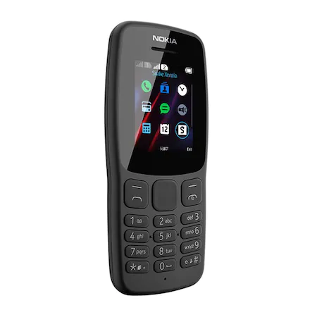 Telefon mobil Nokia 106, Dual SIM, Negru [4]