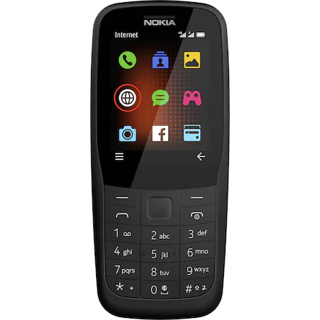 Telefon mobil Nokia 220, Dual SIM, 4G, Black [1]