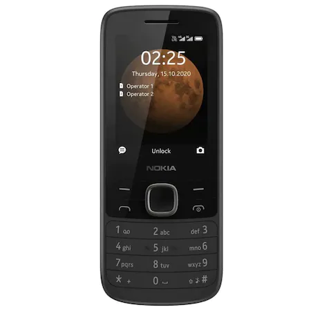 Telefon mobil Nokia 225, Dual SIM, 4G, Black [1]