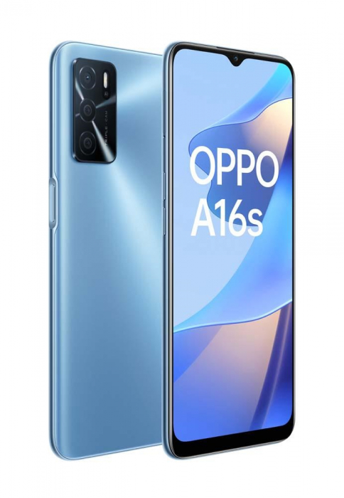 Telefon mobil Oppo A16s, Dual SIM, 64GB, 4GB RAM, 4G, Blue [7]