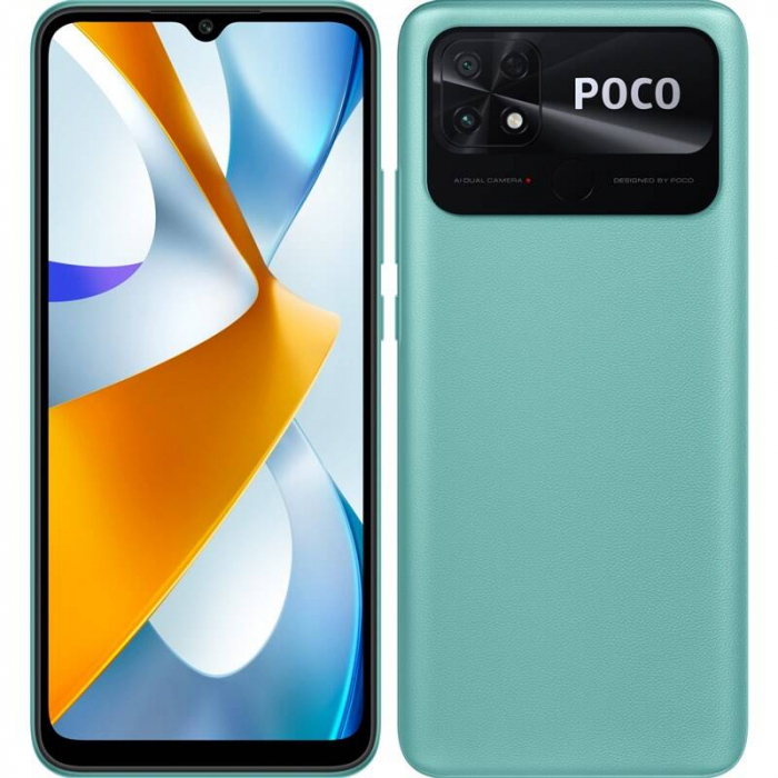 Telefon mobil Poco C40, Dual SIM, 64GB, 4GB RAM, 4G, Coral Green [8]