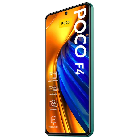 Telefon mobil Poco F4, Dual SIM, 256GB, 8GB RAM, 5G, Nebula Green [4]