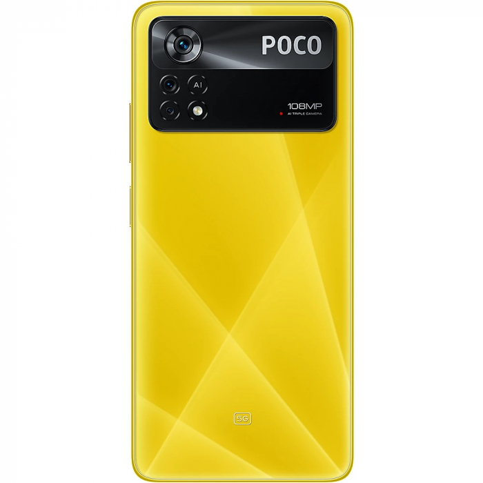 Telefon mobil POCO X4 PRO 5G, Dual SIM, 128GB, 6GB RAM, Yellow [3]
