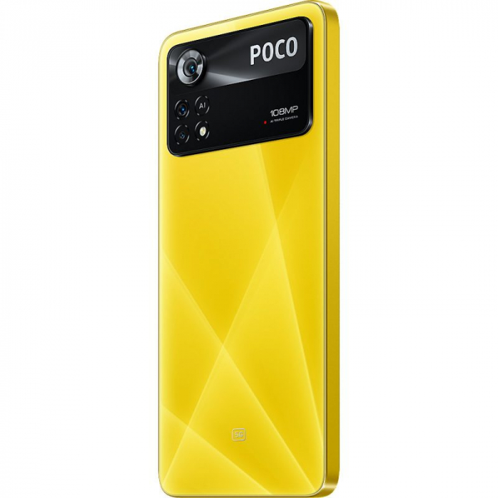 Telefon mobil POCO X4 PRO 5G, Dual SIM, 128GB, 6GB RAM, Yellow [7]