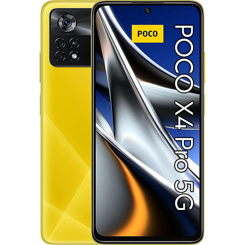 Telefon mobil POCO X4 PRO 5G, Dual SIM, 128GB, 6GB RAM, Yellow [1]