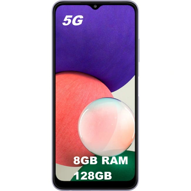 Telefon mobil Samsung Galaxy A22, Dual SIM, 128GB, 8GB RAM, 5G, Violet [1]