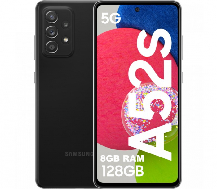 Telefon mobil Samsung Galaxy A52s, Dual SIM, 128GB, 8GB RAM, 5G, Black [1]