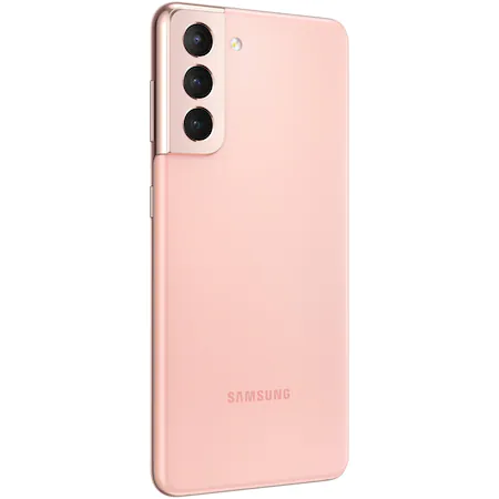 Telefon mobil Samsung Galaxy S21, Dual SIM, 128GB, 8GB RAM, 5G, Phantom Pink [5]
