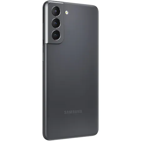 Telefon mobil Samsung Galaxy S21, Dual SIM, 256GB, 8GB RAM, 5G, Phantom Grey [5]