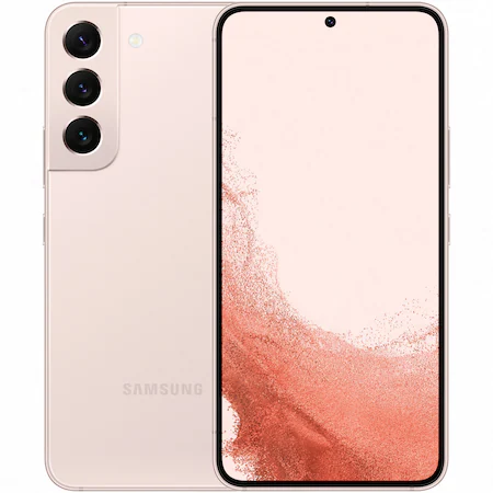 Telefon mobil Samsung Galaxy S22, Dual SIM, 128GB, 8GB RAM, 5G, Pink Gold [1]