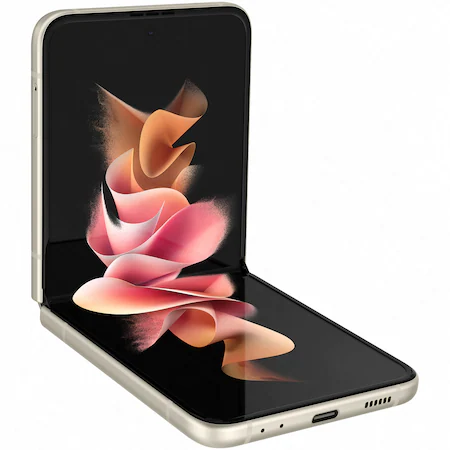 Telefon mobil Samsung Galaxy Z Flip3, 8GB RAM, 128GB, 5G, CREAM [3]