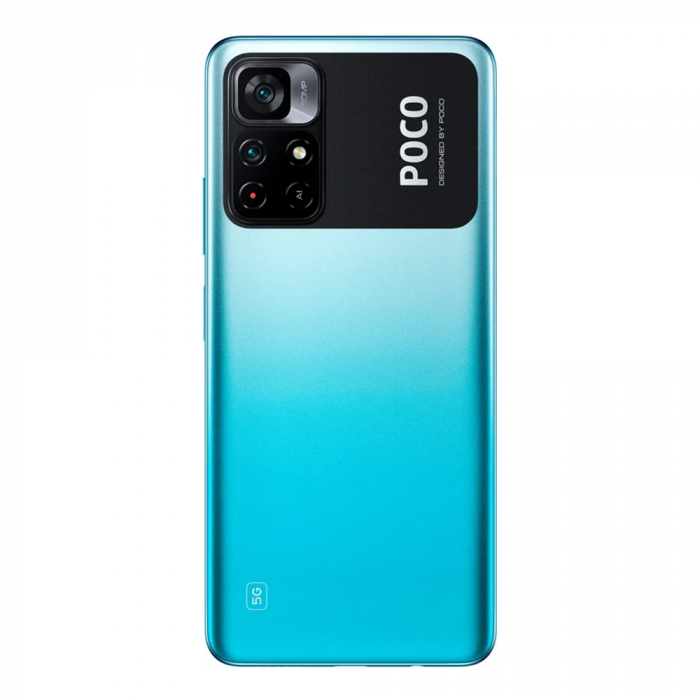 Telefon mobil Xiaomi Poco M4 Pro 5G, Dual Sim, 128GB, 6GB RAM, Blue [4]