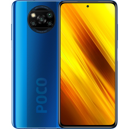 Telefon mobil Xiaomi Poco X3 NFC, Dual Sim, 128GB, 6GB RAM, Cobalt Blue [2]