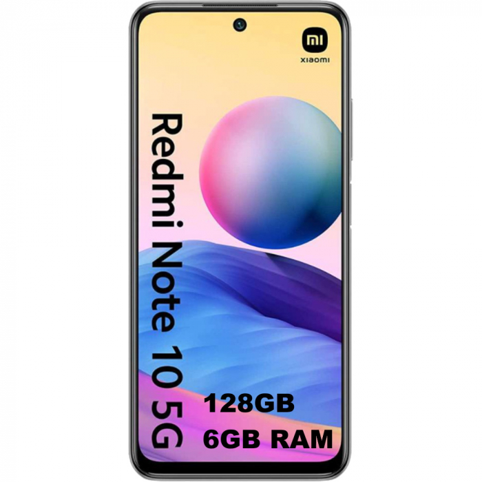Telefon mobil Xiaomi Redmi Note 10 5G, Dual SIM, 128GB, 6GB RAM, Grey [1]