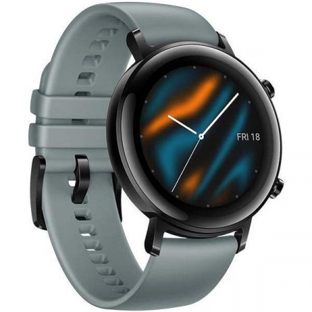 Ceas Smartwatch Huawei Watch GT 2, 42mm, Lake Cyan [0]