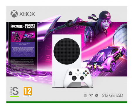 Consola Microsoft Xbox Series S 512GB + Fortnite & Rocket League Bundle [1]
