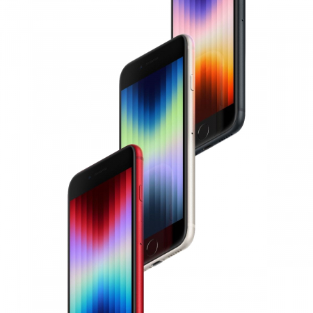 Telefon mobil Apple iPhone SE 3, 128GB, 5G, Red [4]