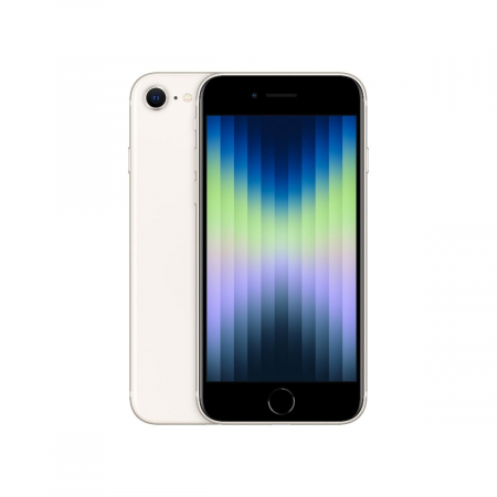 Telefon mobil Apple iPhone SE 3, 128GB, 5G, Starlight [0]