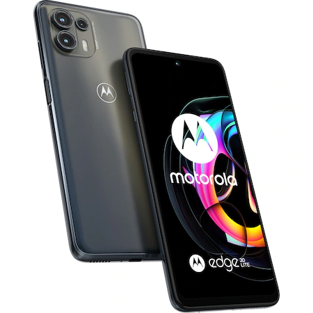 Telefon mobil Motorola Edge 20 Lite, 128GB, 8GB RAM, 5G, Electric Graphite [10]