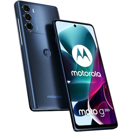 Telefon mobil Motorola Moto G200 5G, Dual SIM, 128GB, 8GB RAM, Stellar Blue [8]