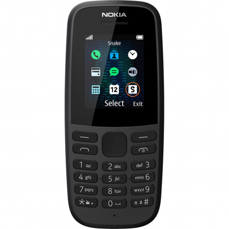 Telefon mobil Nokia 105 (2019), Single SIM, Black [0]