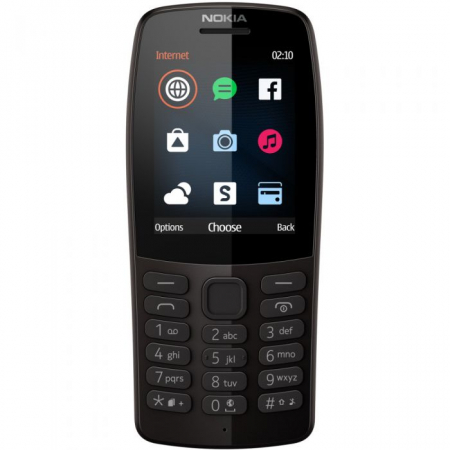 Telefon mobil Nokia 210, Dual SIM, 2019, Black [0]