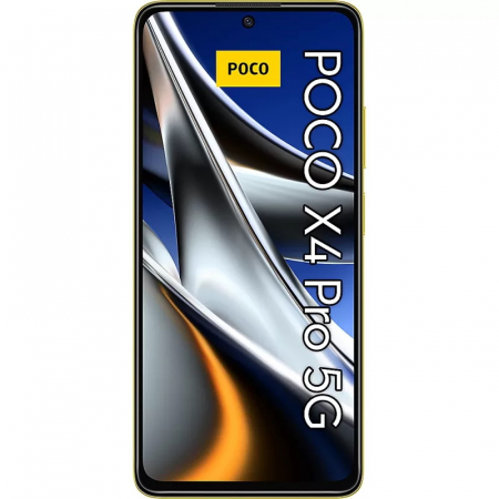 Telefon mobil POCO X4 PRO 5G, Dual SIM, 128GB, 6GB RAM, Yellow [1]