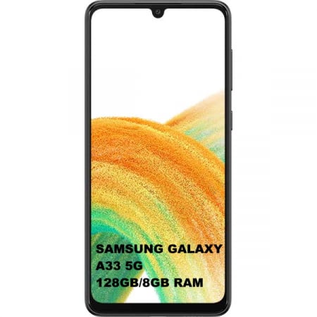 Telefon mobil Samsung Galaxy A33, Dual SIM, 8GB RAM, 128GB, 5G, Awesome Black [0]