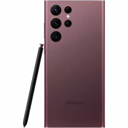 Telefon mobil Samsung Galaxy S22 Ultra, Dual SIM, 256GB, 12GB RAM, 5G, Burgundy [7]